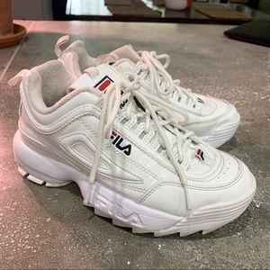 Fila Disruptor Patent Look White - 6 Women’s